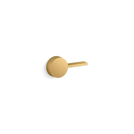 Kohler Veil Right-Hand Trip Lever In Vibrant Brushed Moderne Brass 28122-R-2MB